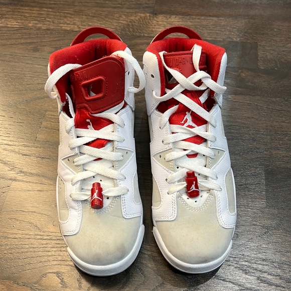 Air Jordan 6 Retro Red and White - Picture 2 of 11